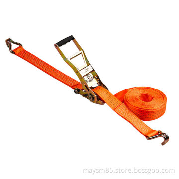 Custom Ratchet tie down Polyester Cargo
